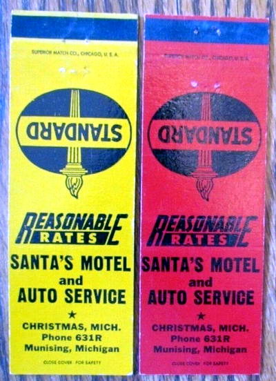 Santas Motel - Matchbook (newer photo)